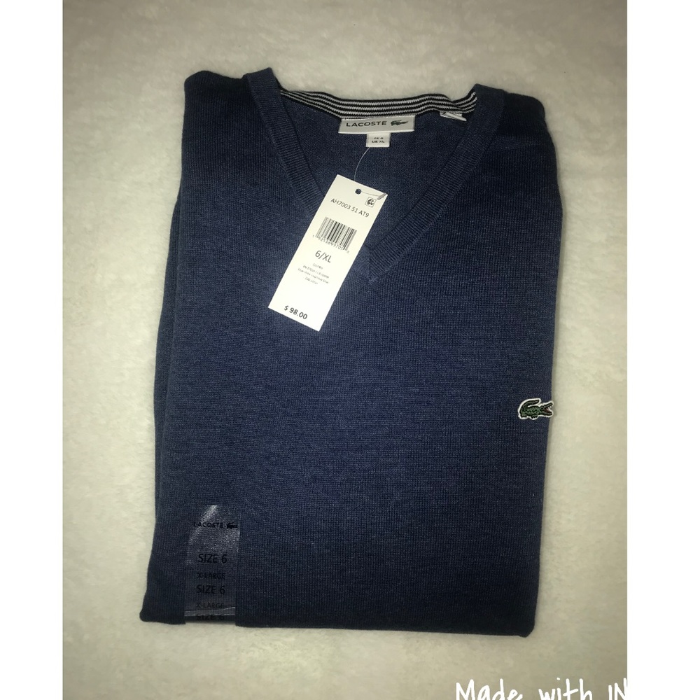 SOLD Lacoste long sleeve sweater